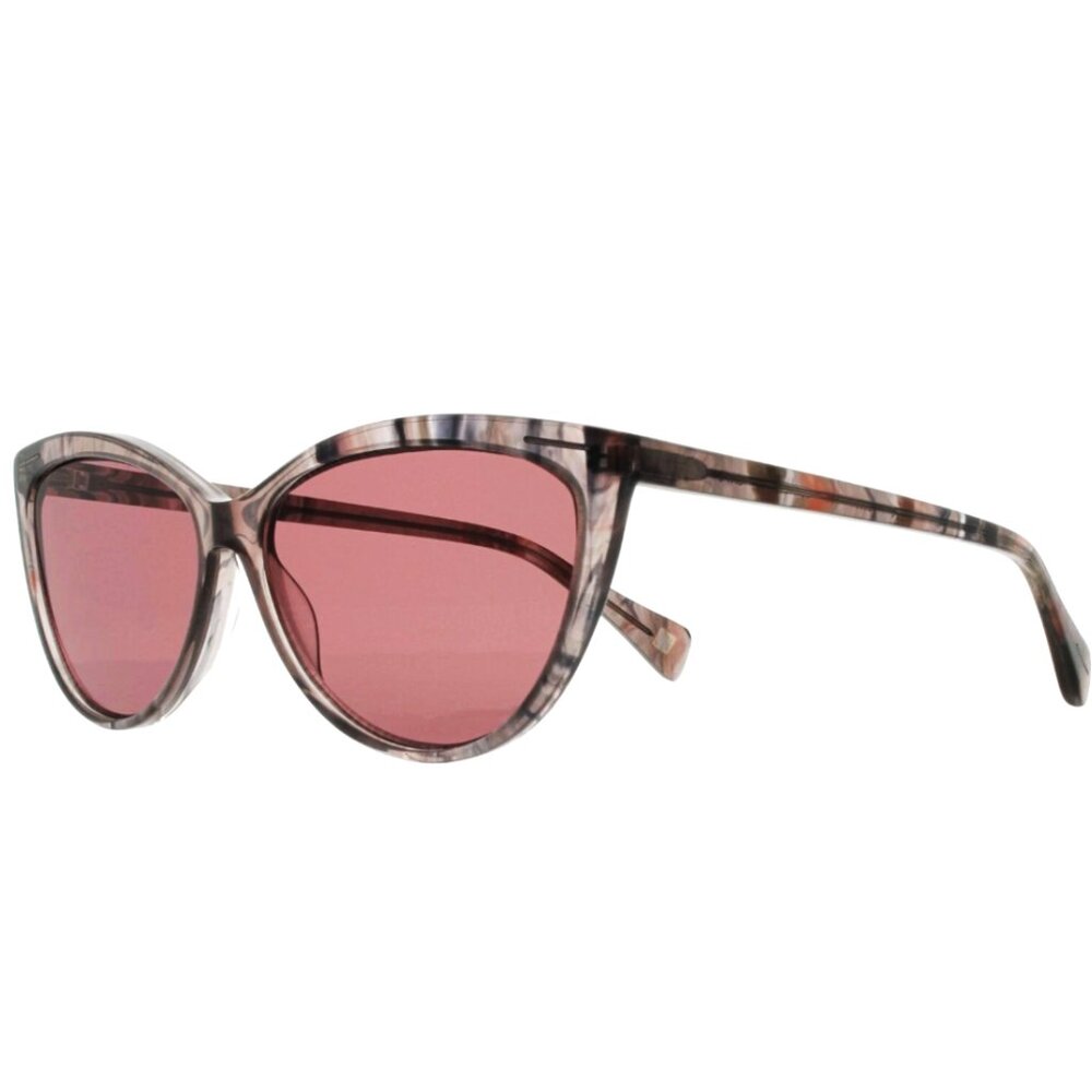 Yohji Yamamoto 5001-941 Grey / Red Lens Sunglasses